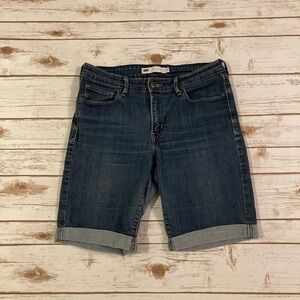 Levi’s Denim Rolled Sewn Cuffed Jean Sheorts 10